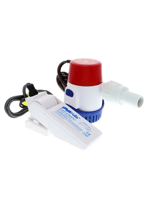Rule 360 GPH Standard Bilge Pump Kit W/Float Switch 12V 3 Rule 360 GPH Standard Bilge Pump Kit W/Float Switch 12V
