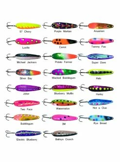 Flashback Trolling Spoons Classic Colors