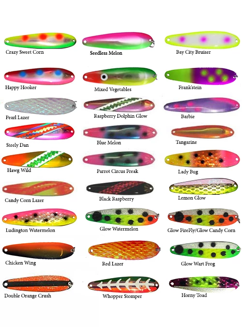 Yeck Fishing Spoons 3 Yeck Fishing Spoons