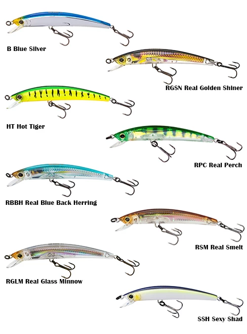 Yo-Zuri Crystal Minnow Freshwater Floating 3 Yo-Zuri Crystal Minnow Freshwater Floating