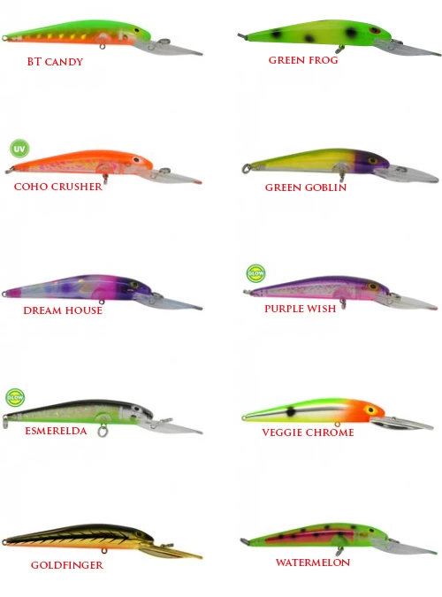 Bay Rat Lures Short Deep Divers 3 Bay Rat Lures Short Deep Divers