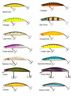 T-Boned Psycho Minnow Series Crankbaits 4″